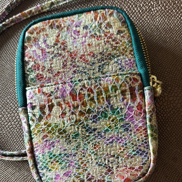 HOBO Gold and Green Mini Bag with Shimmering Sequins - Picture 2 of 4